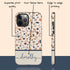 Terrazzo Pattern Custom Name iPhone Case